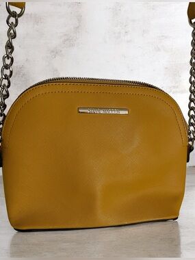 Steve Madden Mustard Yellow Dome Crossbody Bag